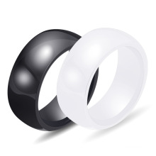 Heißer Verkauf schwarz -weißer Keramikring -Paare Ringe